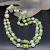 Collana Japan anni ‘50 perle e verde
